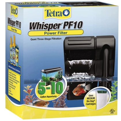 Tetra Whisper PF10 Power Filter - PF10 (5-10 Gallon Aquariums)