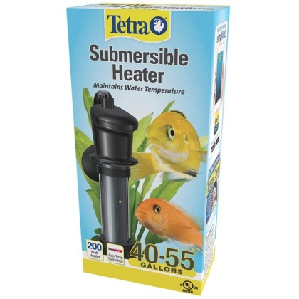 Tetra Submersible Heater - HT55 Heater - 200 Watt - (Aquariums 40-55 Gallons)