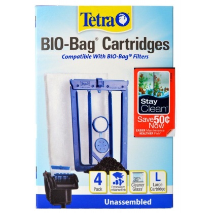 Tetra Bio-Bag Cartridges with StayClean - Large - 4 Count