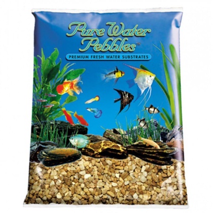 Pure Water Pebbles Aquarium Gravel - Nutty Pebbles - 25 lbs (3.1-6.3 mm Grain)