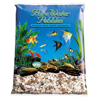 Pure Water Pebbles Aquarium Gravel - Custom Blend - 5 lbs (6.3-9.5 mm Grain)