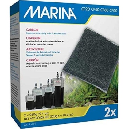 Marina Canister Filter Replacement Carbon  - 2 count