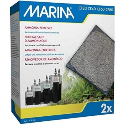 Marina Canister Filter Replacement Zeolite Ammonia Remover - 2 count