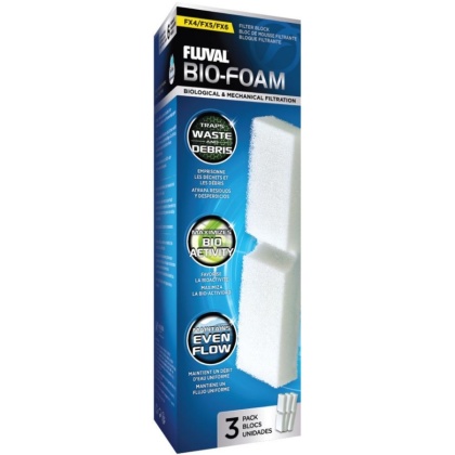 Fluval Foam Filter Block for FX5 Canister Filter - 3 count