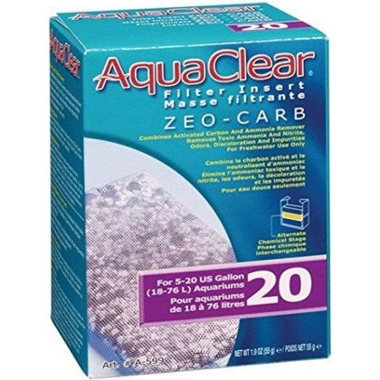 AquaClear Filter Insert - Zeo-Carb - 20 gallon - 1 count