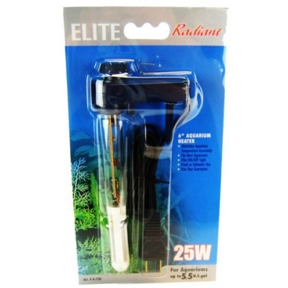 Elite Radiant Mini Aquarium Heater - 25 Watts (6
