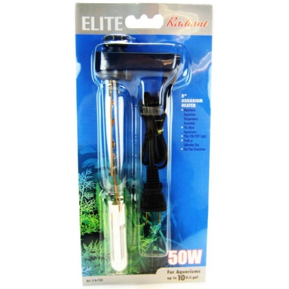 Elite Radiant Aquarium Heater - 50 Watts (8