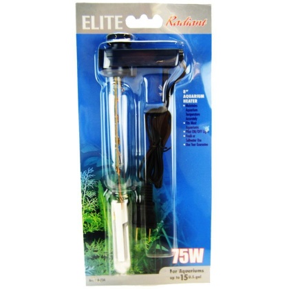 Elite Radiant Aquarium Heater - 75 Watts (8