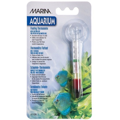 Marina Floating Thermometer with Suction Cup - Small Thermometer with Suction Cup