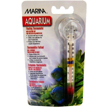 Marina Floating Thermometer with Suction Cup - Large Thermometer with Suction Cup