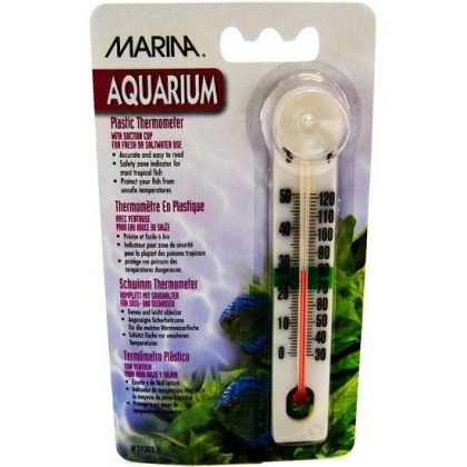 Marina Plastic Thermometer with Suction Cup - Plastic Thermometer with Suction Cup