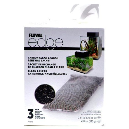 Fluval Edge Carbon Replacement Filter Media - 3 count