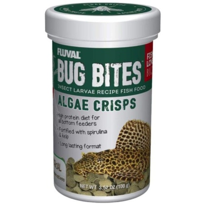 Fluval Bug Bites Algae Crisps - 3.53 oz