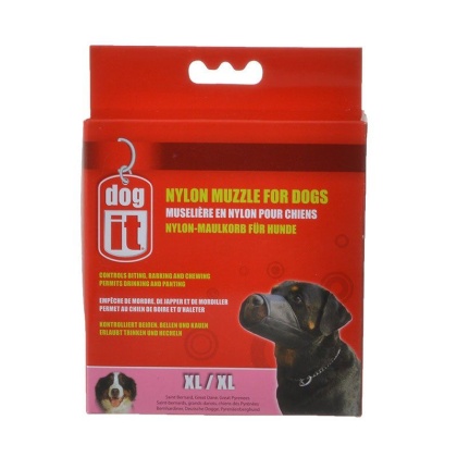 Dog It Nylon Muzzle for Dogs - X-Large - (8.5\