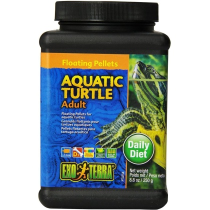 Exo Terra Floating Pellets Adult Aquatic Turtle Food - 8.8 oz