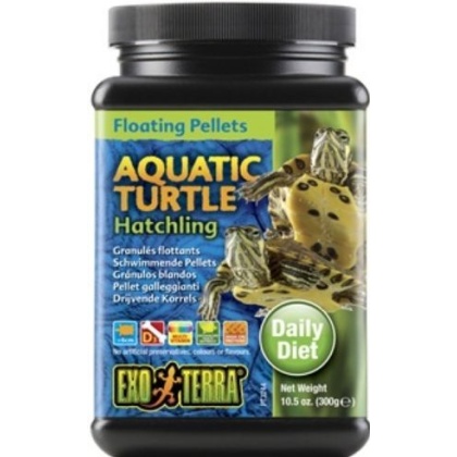 Exo Terra Floating Pellets Aquatic Turtle Hatchling Food - 10.5 oz