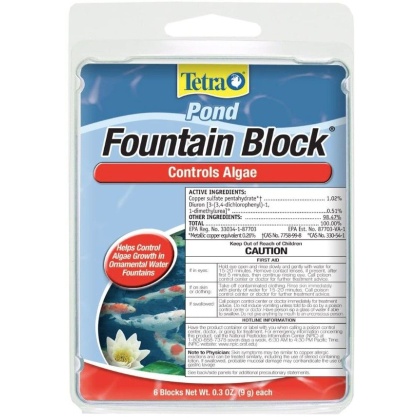 Tetra Pond Fountain Block Algae Control - .3 oz (6 Pack)