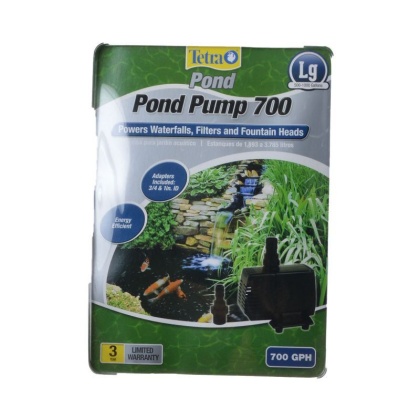 TetraPond Pond Pump - 700 GPH (For Ponds 500-1,000 Gallons)