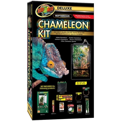 Zoo Med Deluxe ReptiBreeze Chameleon Kit Starter Kit for All Old World Chameleon Species - 1 count