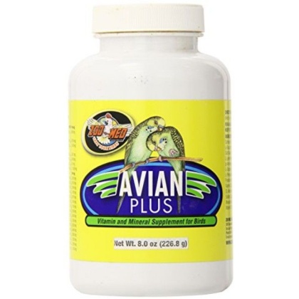 Zoo Med Avian Plus Bird Vitamin Supplement - 8 oz