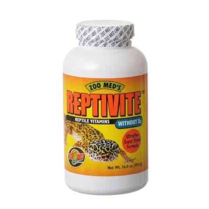 Zoo Med Reptivite Reptile Vitamins without D3 - 16 oz