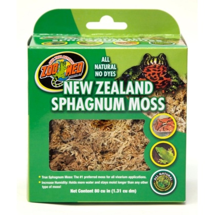 Zoo Med New Zeland Sphangnum Moss - 80 Cubic Inches