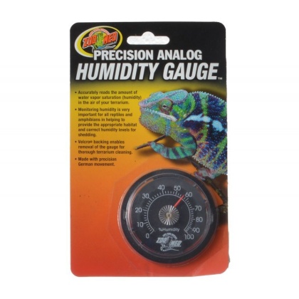 Zoo Med Precision Analog Reptile Humidity Gauge - Analog Reptile Humidity Gauge