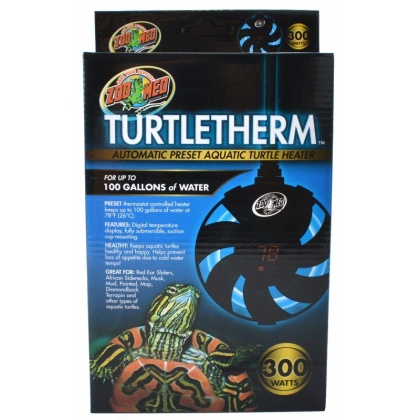 Zoo Med Turtletherm Automatic Preset Aquatic Turtle Heater - 300 Watt (Up to 100 Gallons)