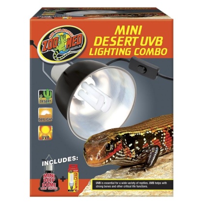 Zoo Med Mini Desert UVB Lighting Combo - Lighting Combo Pack