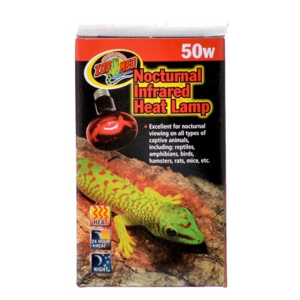 Zoo Med Nocturnal Infrared Heat Lamp - 50 Watts
