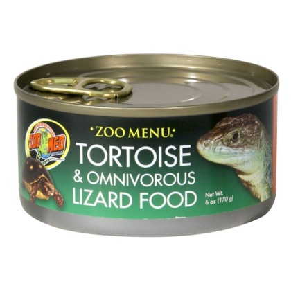 Zoo Med Land Tortoise & Omnivorous Lizard Food - Canned - 6 oz