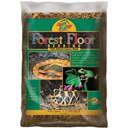 Zoo Med Forrest Floor Bedding - All Natural Cypress Mulch - 4 Quarts