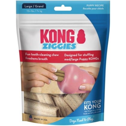 KONG Ziggies Puppy Recipe Dog Treat - Large - 8 oz
