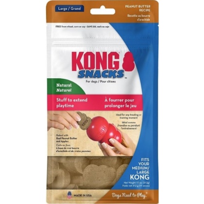 Kong Stuff\'n Snacks Peanut Butter Recipe - Large - 11 oz
