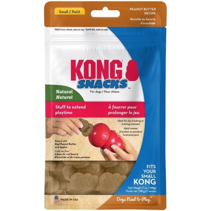 Kong Stuff\'n Snacks Peanut Butter Recipe - Mini - 7 oz