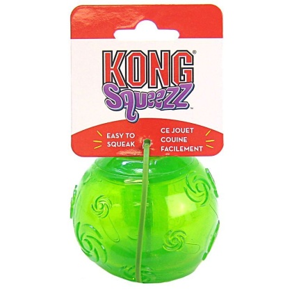 Kong Squeezz Ball Dog Toy - Assorted - Large (3