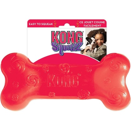 Kong Squeezz Bone Dog Toy - Large
