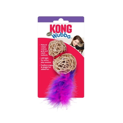 KONG Wubba Wicker Cat Toy - 1 count