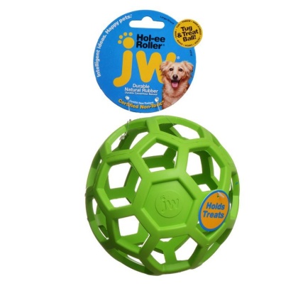 JW Pet Hol-ee Roller Rubber Dog Toy - Assorted - Large (6.5\