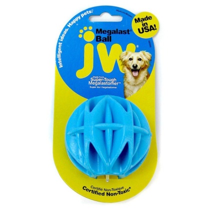 JW Pet Megalast Rubber Dog Toy - Ball - Medium - 3