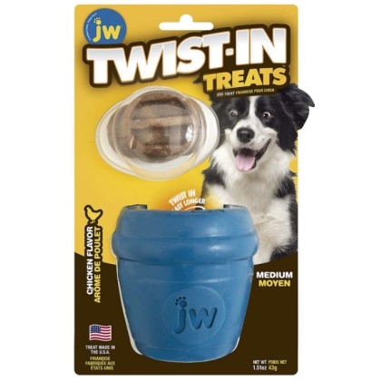 JW Pet Twist-In Treats Dog Toy Medium - 1 count