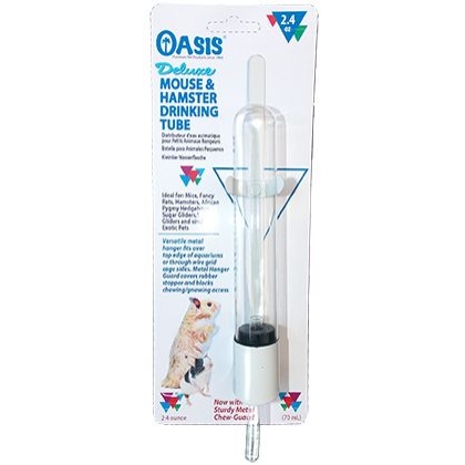 Oasis Mouse & Hamster Drinking Tube Glass - 2.4 ounce