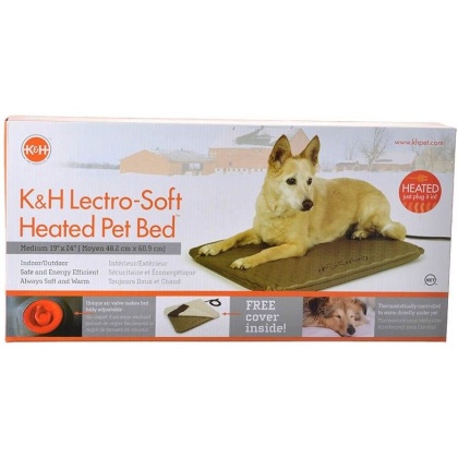 K&H Pet Products Lectro Soft Heating Bed - Indoor/Outdoor - Medium - 24\