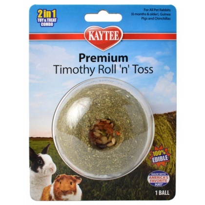 Kaytee Premium Timothy Roll \'n\' Toss - 1 Count