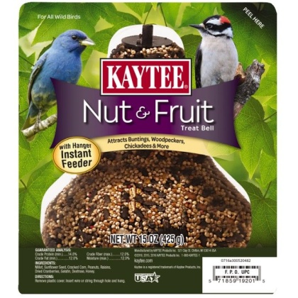 Kaytee Nut & Fruit Treat Bell - 15 oz
