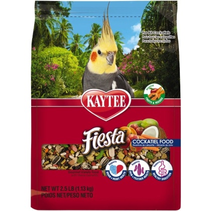 Kaytee Fiesta Max - Cockatiel Food - 2.5 lbs