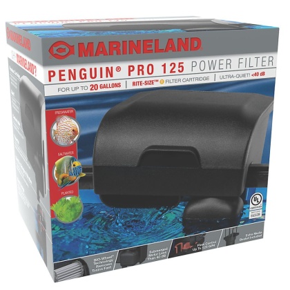 Marineland Penguin PRO Power Filter - 125 gph - 20 gallon tank