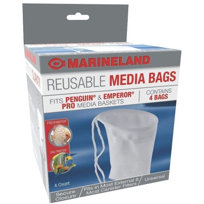 Marineland Reusable Universal Media Bags - 4 count
