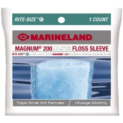Marineland Rite-Size TC Floss Sleeve for Magnum 200 Polishing Internal Filters - 1 count
