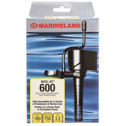 Marineland Maxi Jet Pro Water Pump & Powerhead - 600 Series - 3.5' Max Head (160/750 GPH)